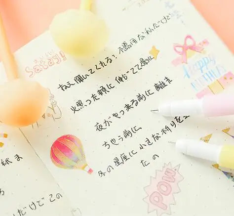 IDAKO-Glow in the Dark Mushroom Wiggle Gel Pen (Box of 40)-