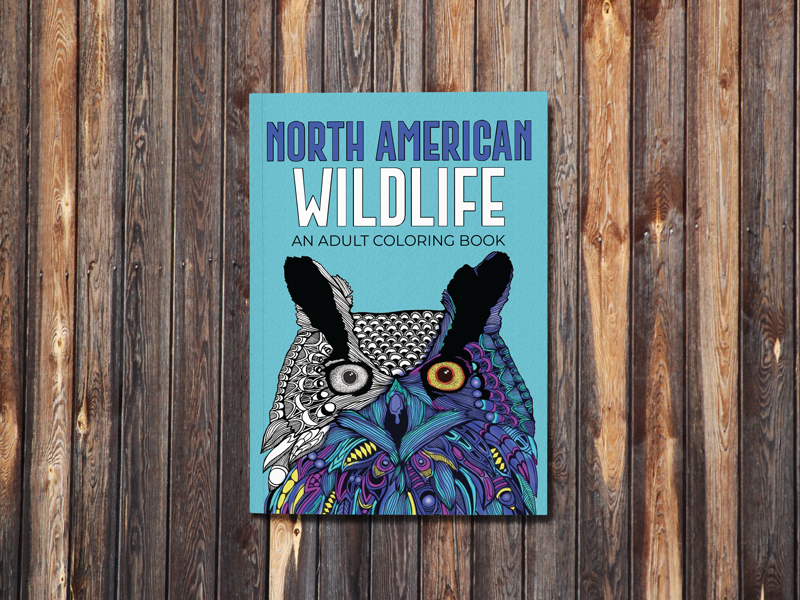 North American Wildlife - An Adult Coloring Book – Great Playthings