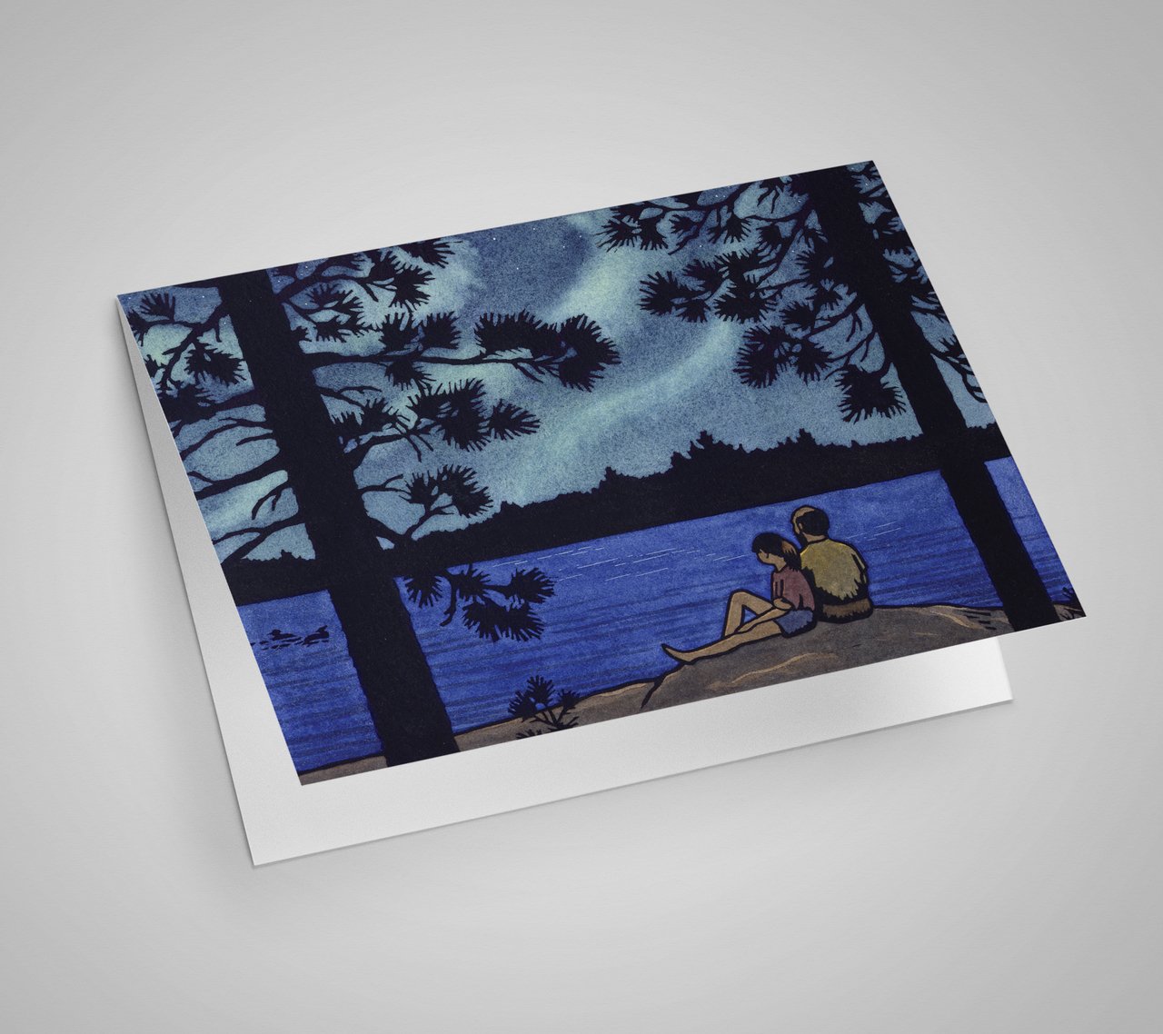 Legacy Bound-Notecards Gift Pack - Leave Only Ripples, 12 Blank Notecards-LBP3206