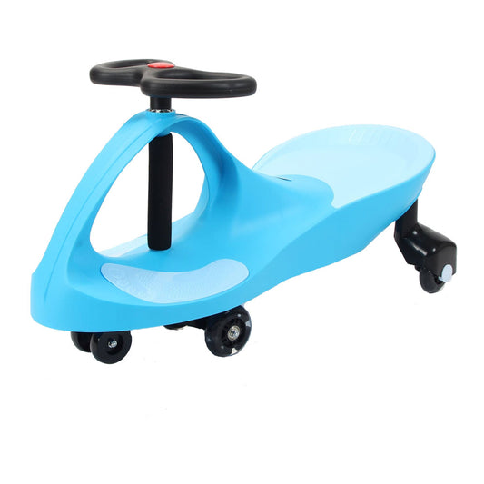Ride On Wiggle Car - Light-Up Wheels Baby Blue