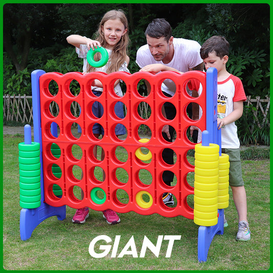 Great Playthings-Giant 4 in a Row Connect Game for Kids & Adults Indoor/Outdoor Game Set-GP1000