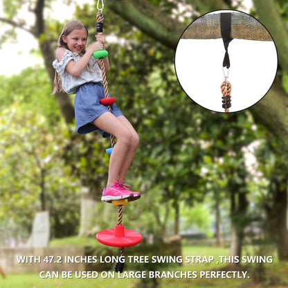 Climbing Rope with Disc Swing – Great Playthings