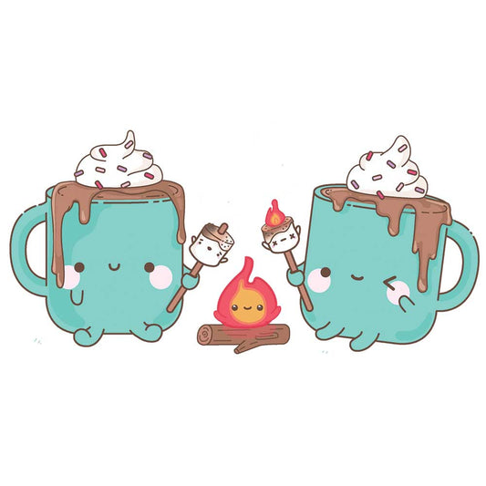 IDAKO-Hot Chocolate Campfire 4" Sticker-