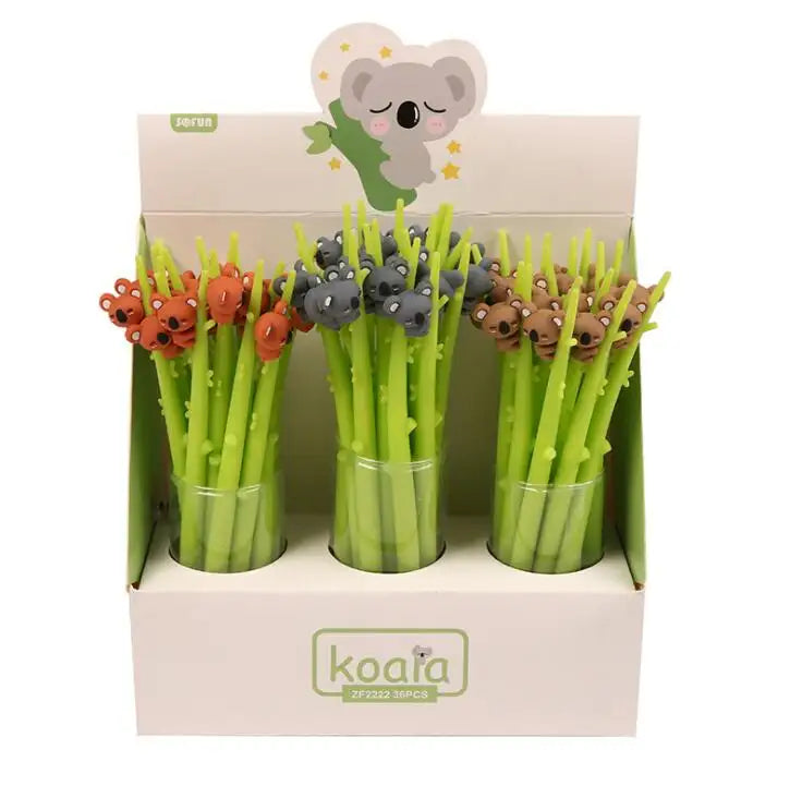 IDAKO-Cute Koala Wiggle Gel Pen (Box of 36)-
