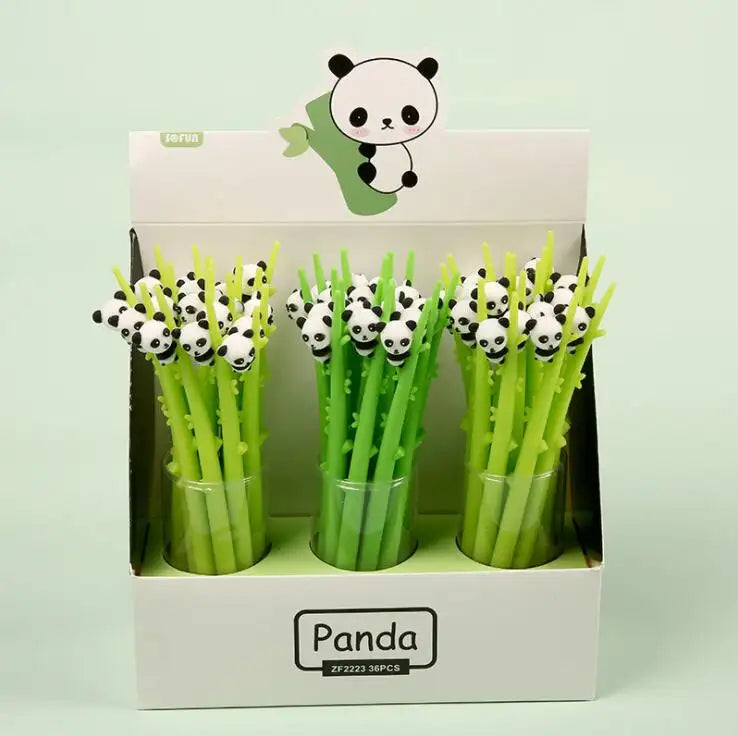 IDAKO-Cute Panda Wiggle Gel Pen (Box of 36)-