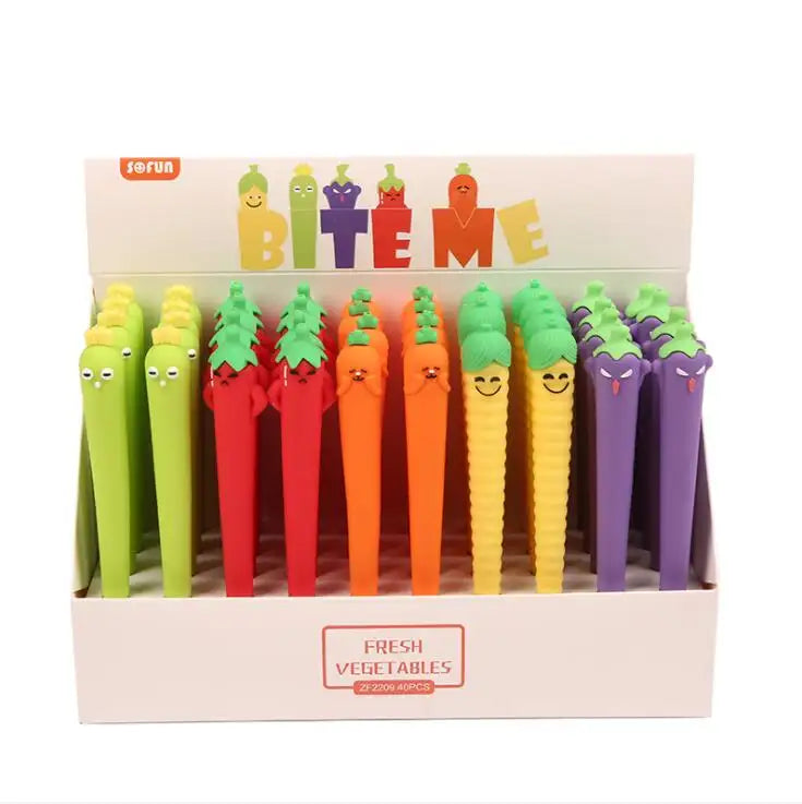 IDAKO-Fresh Vegetables Gel Pen (Box of 40)-