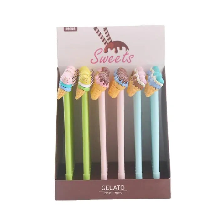 IDAKO-Gelato Ice Cream Gel Pen (Box of 36)-