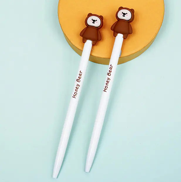 IDAKO-Honey Bear Retractable Gel Pen (Box of 36)-