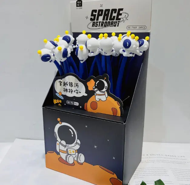 IDAKO-Space Astronaut Wiggle Gel Pen (Box of 24)-