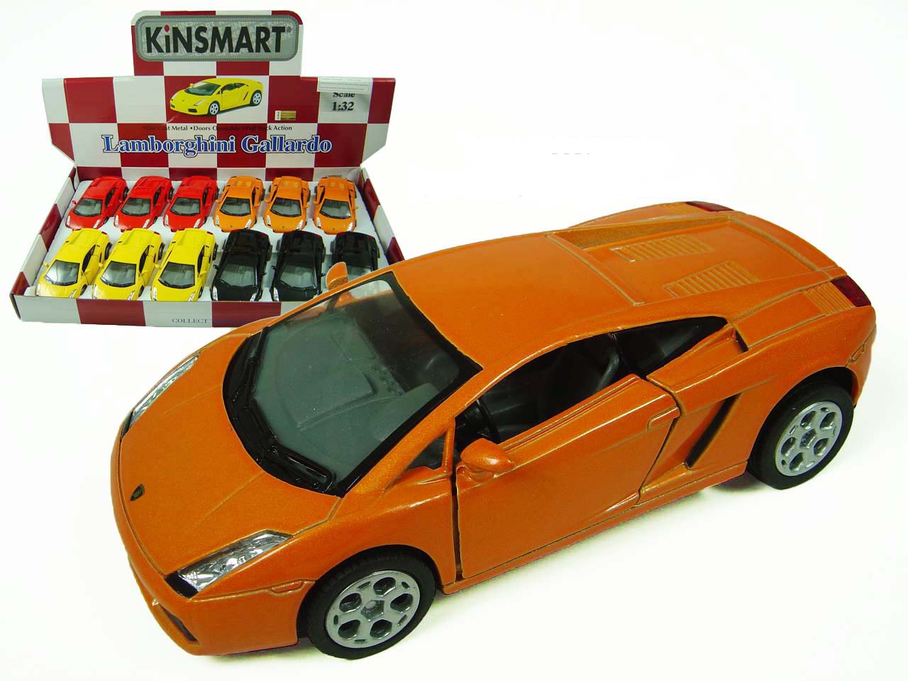 Kinsmart-5" Diecast Lamborghini Gallardo (12 Pieces)-KT5098D