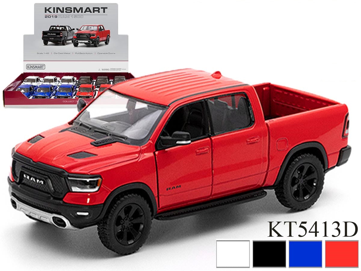Kinsmart-5" Diecast 2019 Dodge Ram 1500 (12 Pieces)-KT5413D