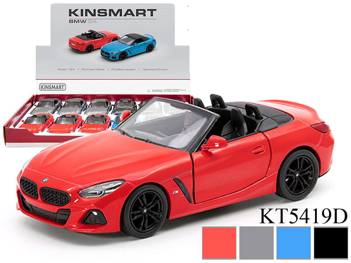 Kinsmart-5" Diecast BMW Z4 (12 Pieces)-KT5419D