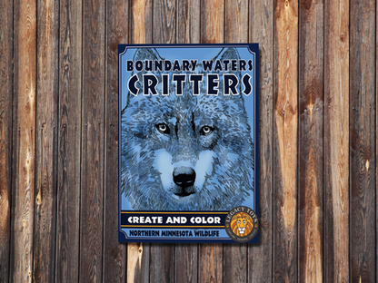 Legacy Bound-Boundary Waters Critters - Create & Color Book-LBP1001