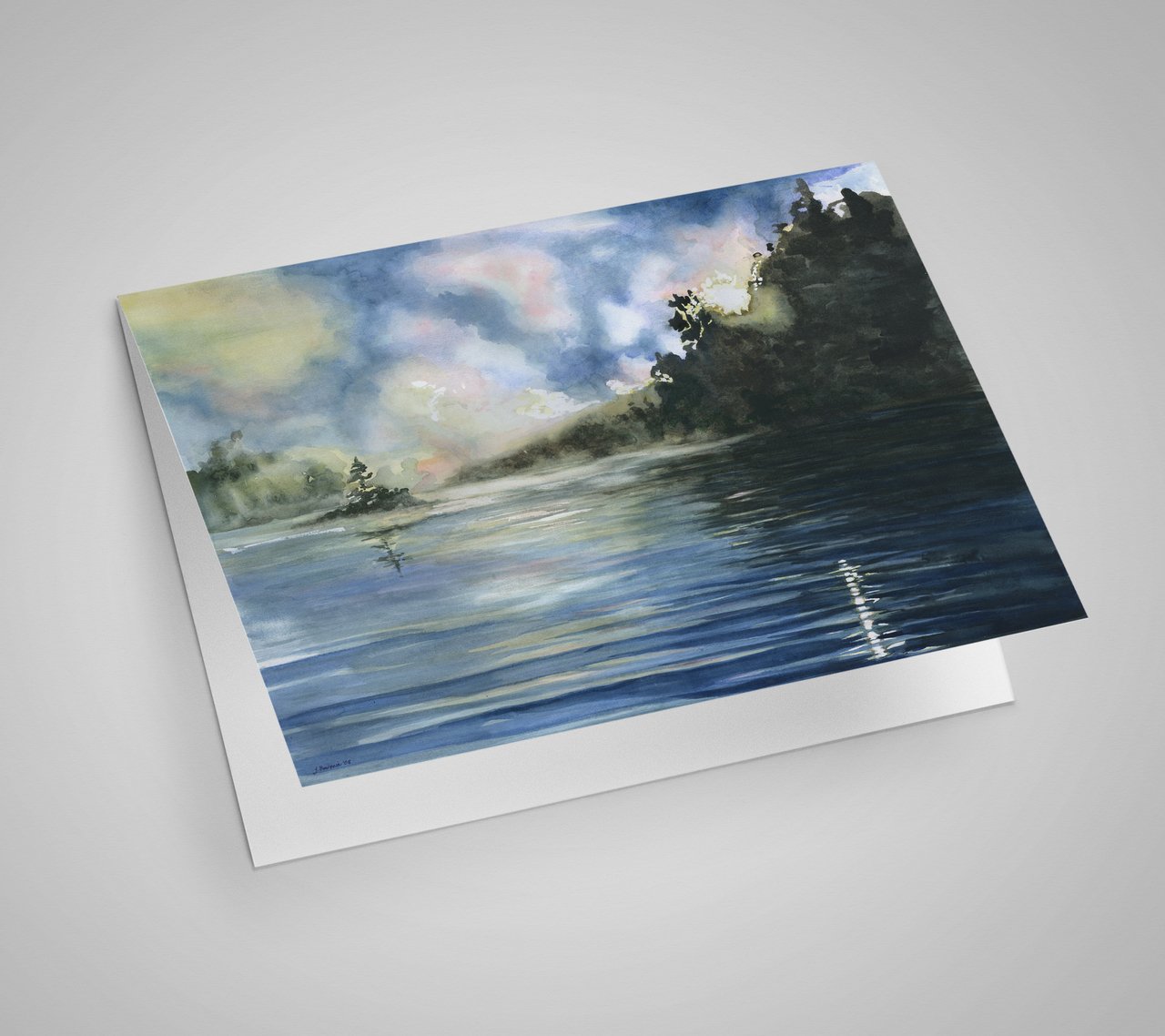 Legacy Bound-Pickerel Lake Blank Card-LBP3130
