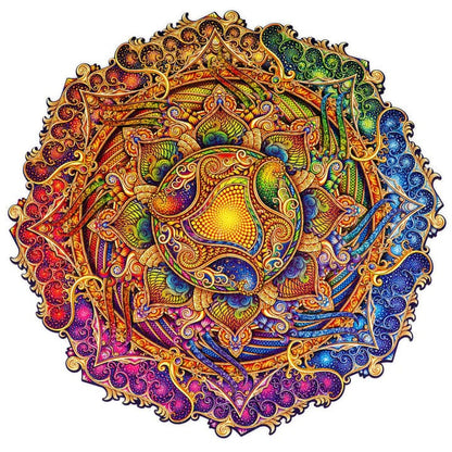 Mandala Inexhaustible Abundance Wooden Puzzle - Medium