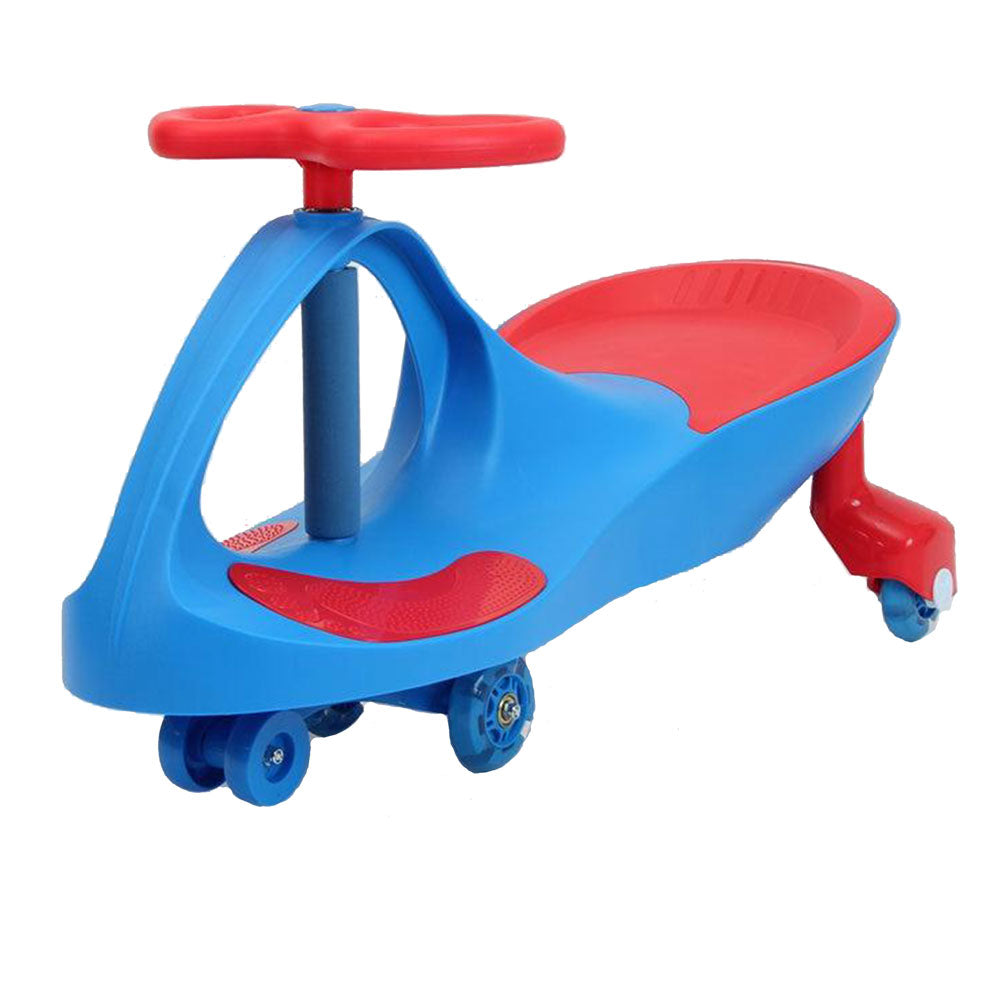 Ride On Wiggle Car - Light-Up Wheels Blue/Red