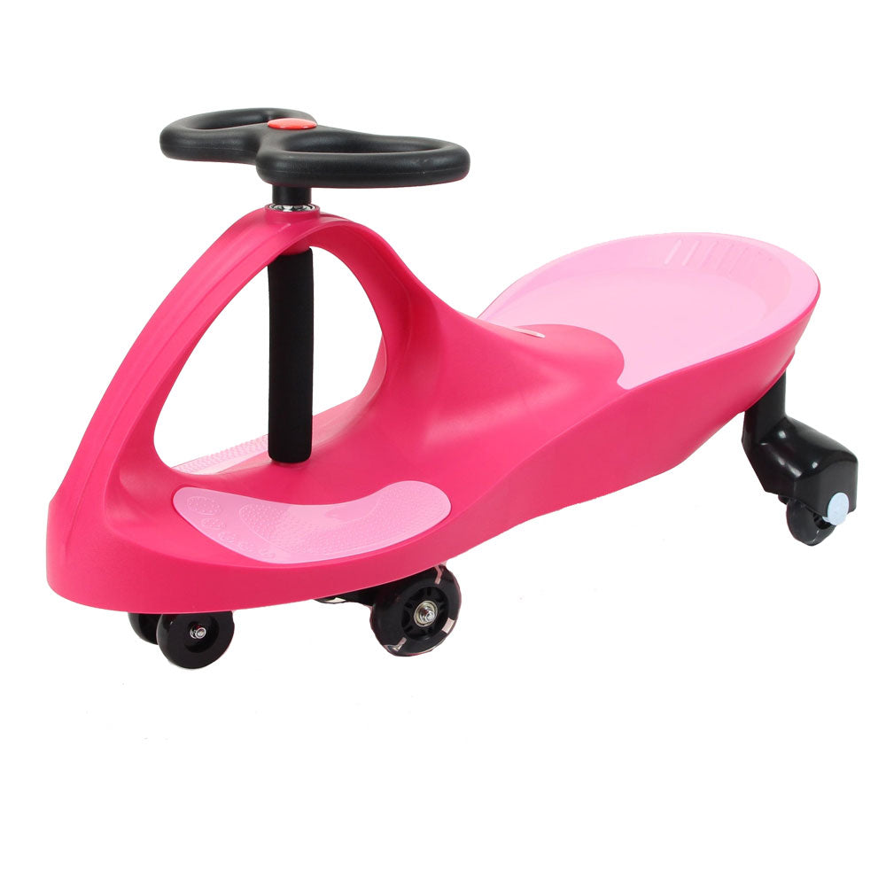 Ride On Wiggle Car - Light-Up Wheels Pink/Light Pink