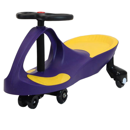 Ride On Wiggle Car - Light-Up Wheels Purple/Gold