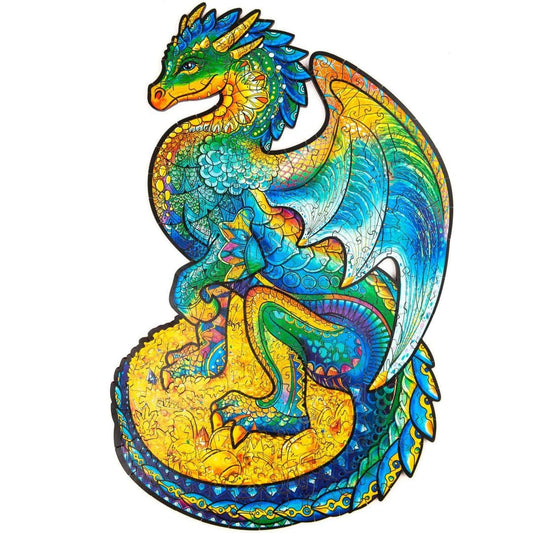 Unidragon-Guarding Dragon Wooden Puzzle - Royal Size-UNI-DRA-RS