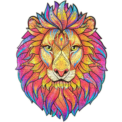Unidragon-Mysterious Lion Wooden Puzzle - King Size-UNI-LION-KS