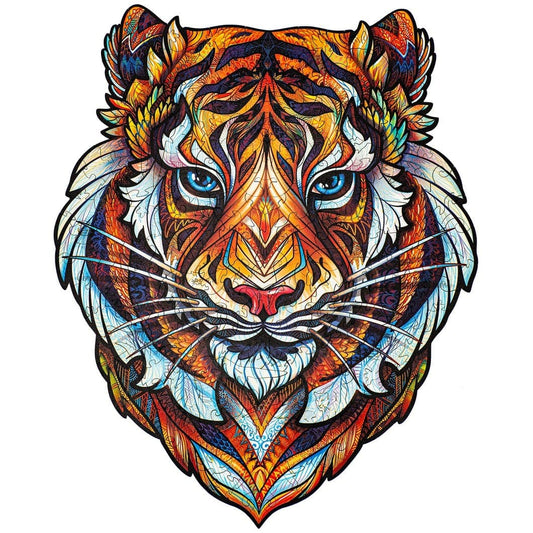 Unidragon-Lovely Tiger Wooden Puzzle - King Size-UNI-TIG-KS