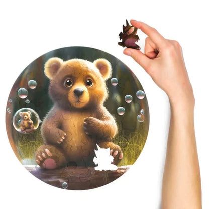 Bubblezz Bear Wooden Puzzle - 30 Pieces