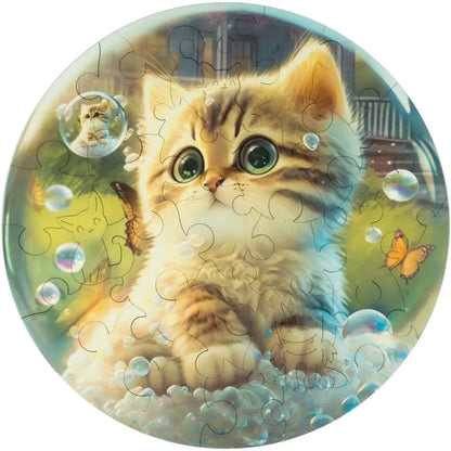 Bubblezz Kitty Wooden Puzzle - 30 Pieces