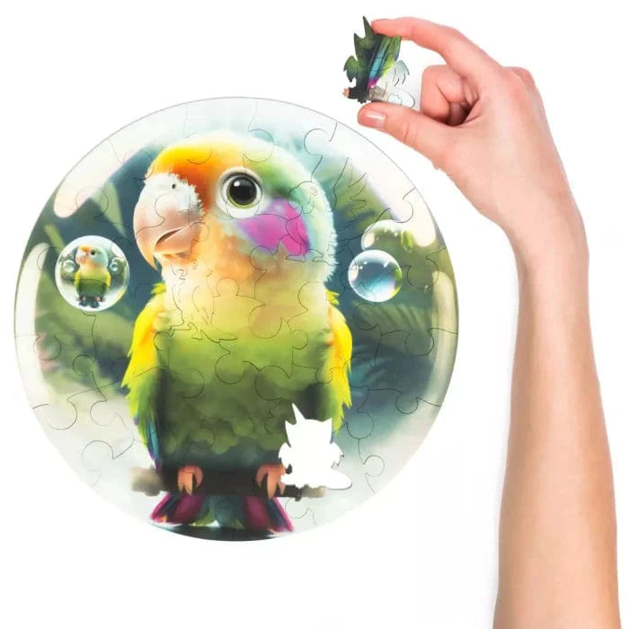 Bubblezz Parrot Wooden Puzzle - 30 Pieces