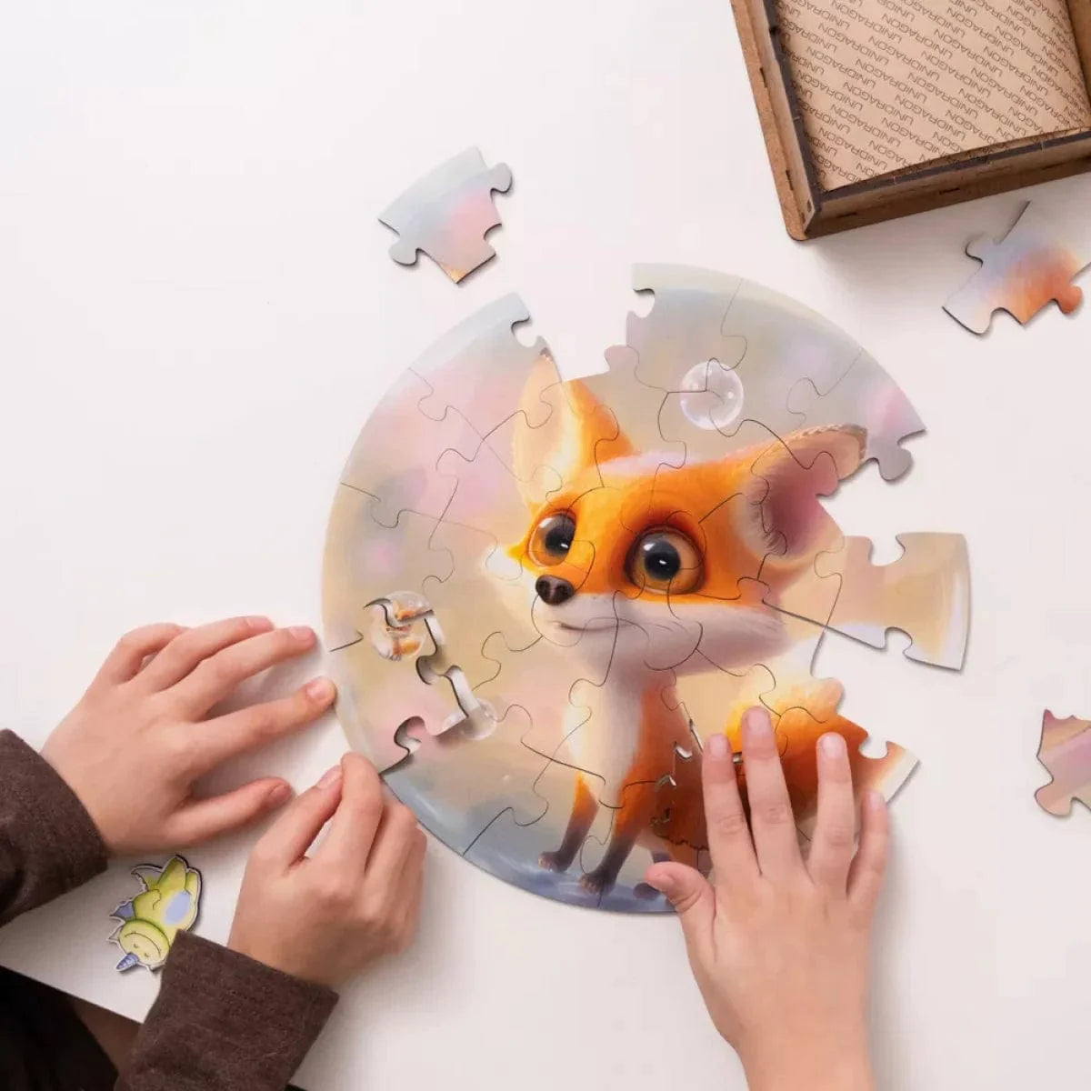 Bubblezz Fox Wooden Puzzle - 30 Pieces