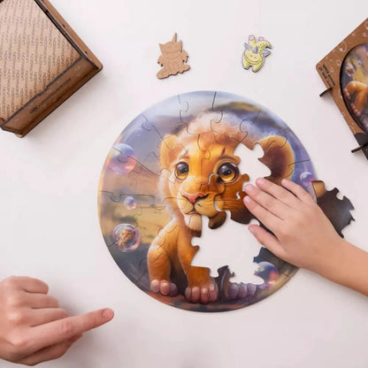 Bubblezz Lion Wooden Puzzle - 30 Pieces