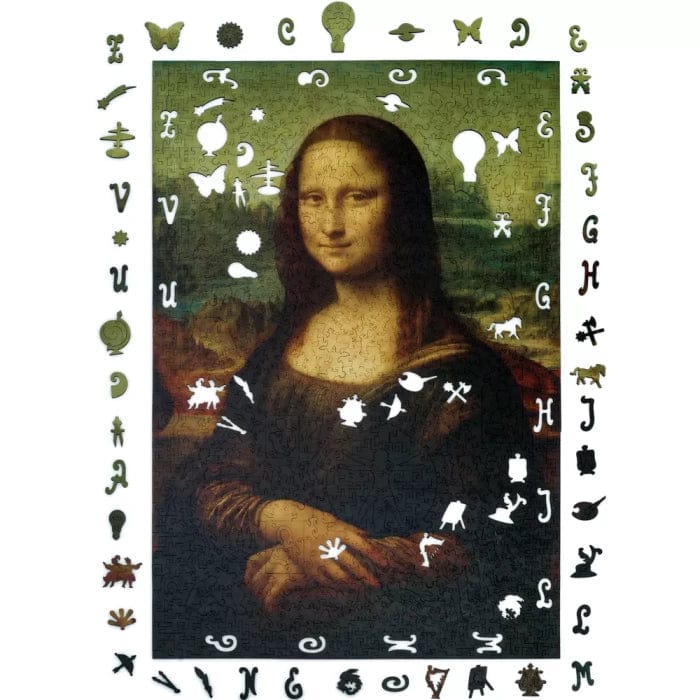 Mona Lisa Wooden Puzzle - 1,000 Pieces