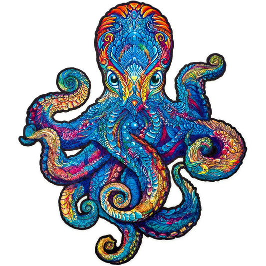 Magnetic Octopus Wooden Puzzle - Simple