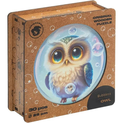 Bubblezz Owl Wooden Puzzle - 30 Pieces